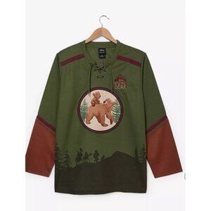 Disney Brother Bear Kenai Hockey Jersey Size Medium- BoxLunch Exclusive NWT